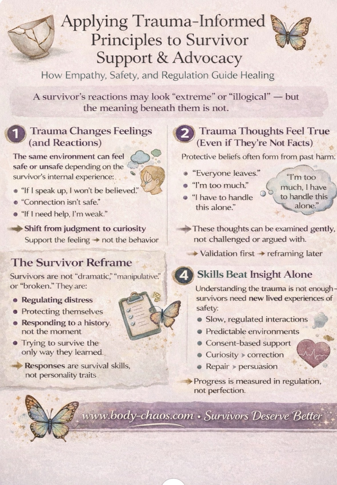 Working with trauma survivors 101.